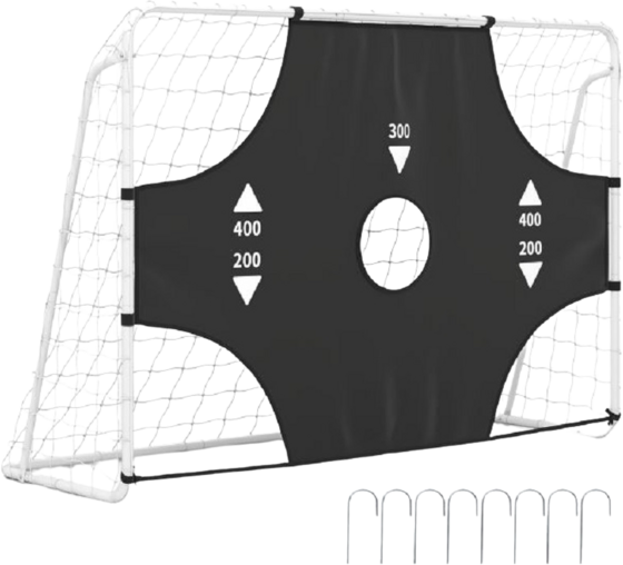 
NORTHIX, 
Soccer Goal With 5-hole Target Wall, 215&times;152 Cm, 
Detail 1
