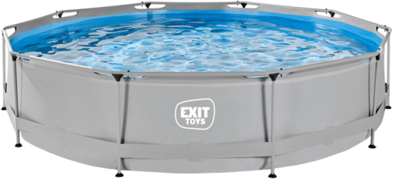 
EXIT, 
Soft Grey Pool &Oslash;360x76cm Med Filterpump - Gr&aring;, 
Detail 1
