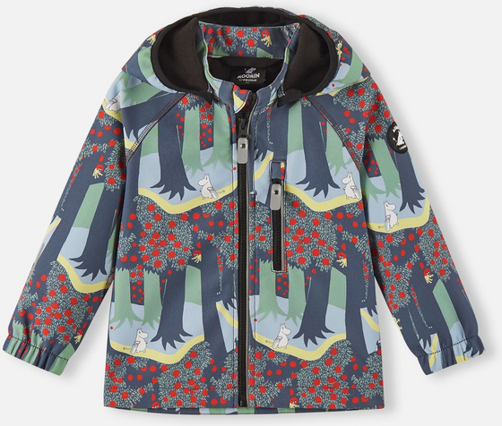 
REIMA, 
Softshell-jacka Moomin Vantti, 
Detail 1

