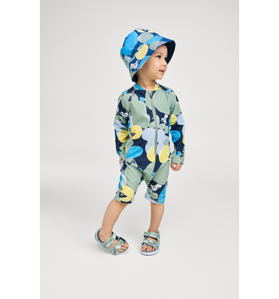 
REIMA, 
Solskyddande Overall Moomin Sandig, 
Detail 1
