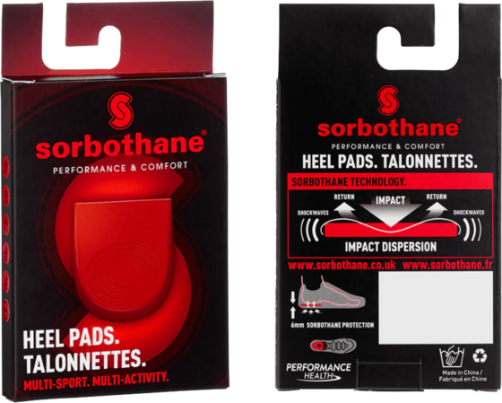 
SORBOTHANE, 
Sorbothane Heel Pads, 
Detail 3
