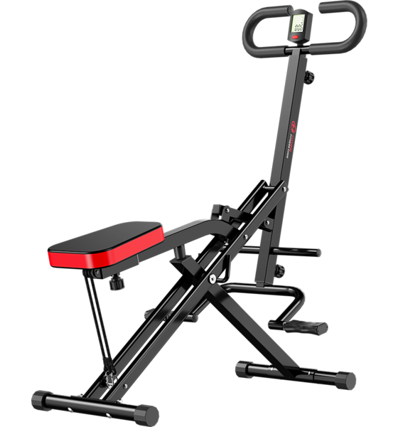 
HOMEFITNESSCODE, 
Squat Machine Bike With Resistance Bands &ndash; Ab Booster Trainer, 
Detail 1
