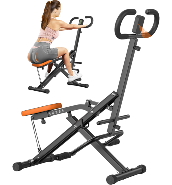 
HOMEFITNESSCODE, 
Squat Maskin , Träningscykel Med Motståndsband – Ab Booster För Mage, Ben , Rumpa, 
Detail 1
