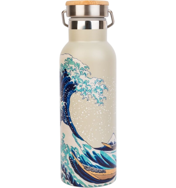
NORTHIX, 
Stainless Steel Water Bottle 500ml - Great Wave Design, 
Detail 1

