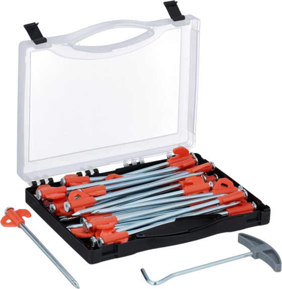 
NORTHIX, 
Steel Ground Pegs, 30-pack With Storage Box, 
Detail 1
