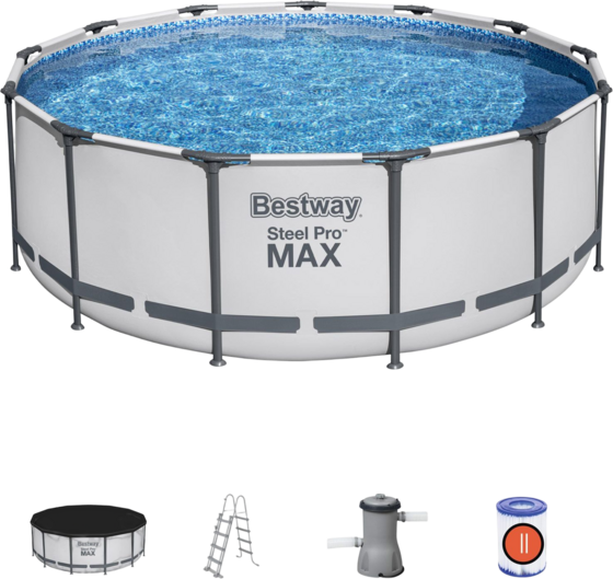 BESTWAY, Steel Pro Max Pool 3,96 X 1,22m Clickconnect