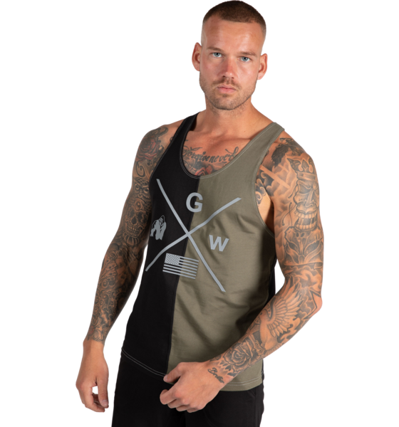 
GORILLA WEAR, 
Sterling Stringer Tank Top, 
Detail 1
