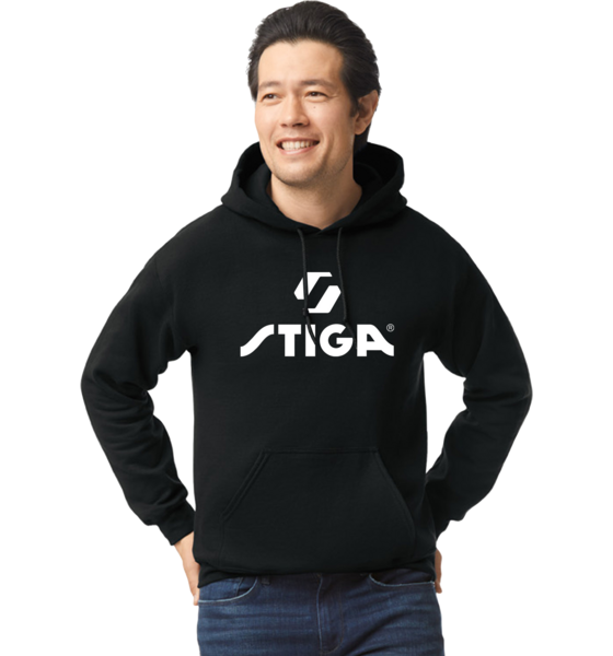 950301101101 STIGA Stiga Hoodshirt Player Black  Model01 Detail
