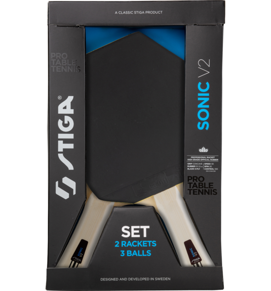 
STIGA, 
Stiga Pingisset Set Sonic V2 Cybershape Hobby, 
Detail 1

