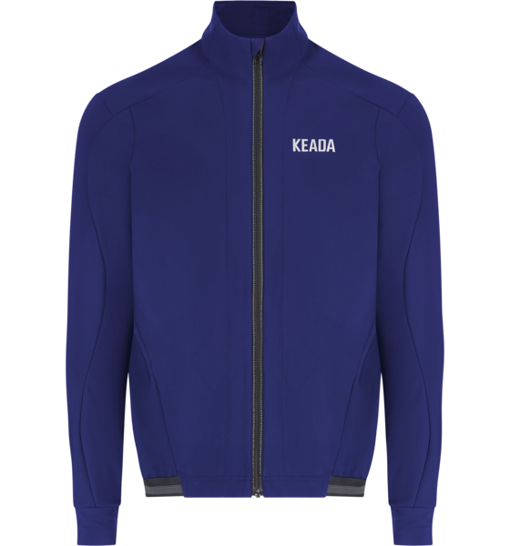 
KEADA SPORTS, 
Storm Jacket Navy – Womens Thermal Cycling Jacket, 
Detail 1
