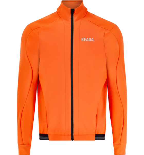 955032101101 KEADA SPORTS Storm Jacket Orange – Mens Thermal Cycling Jacket  Standard Detail