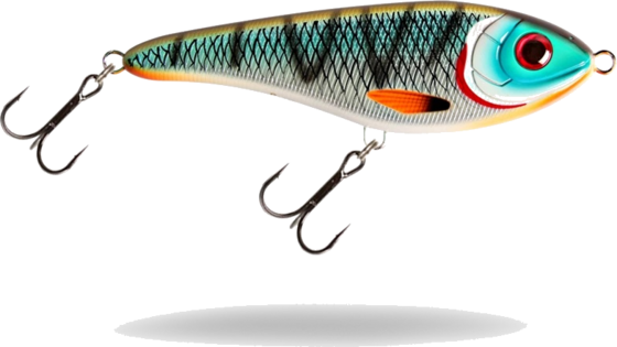 
STRIKE PRO, 
Strike Pro Buster Jerk, Shallow, 15cm, 66g - Tiger Cichlid, 
Detail 1

