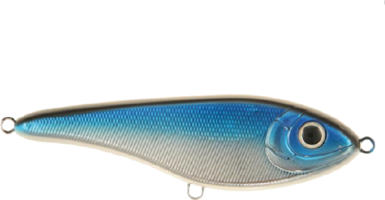 
STRIKE PRO, 
Strike Pro Buster Jerk Ii, Susp, 12cm, 37g - Blue Chrome, 
Detail 1
