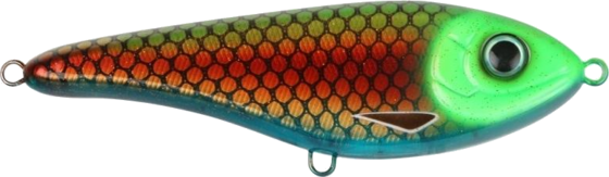 
STRIKE PRO, 
Strike Pro Buster Jerk Ii, Susp, 12cm, 37g - Green Mean, 
Detail 1
