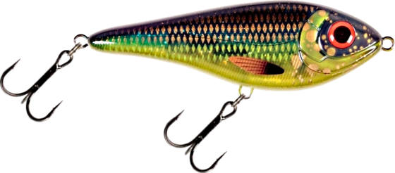 
STRIKE PRO, 
Strike Pro Buster Swim, Slow Sink, 13cm, 65g - Acid Roach, 
Detail 1
