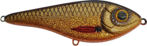 
STRIKE PRO, 
Strike Pro Buster Swim Bait, Slow Sink, 13cm, 65g - Golden Roach, 
Detail 1
