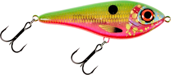 
STRIKE PRO, 
Strike Pro Buster Swim Jr, Slow Sink, 10,5cm, 40g - Clown Shoes, 
Detail 1
