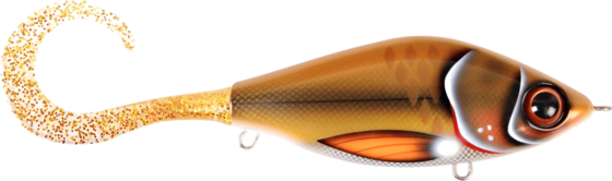 
STRIKE PRO, 
Strike Pro Guppie, 13,5cm, 120g - Bemidji Blonde - Gold Glitter, 
Detail 1
