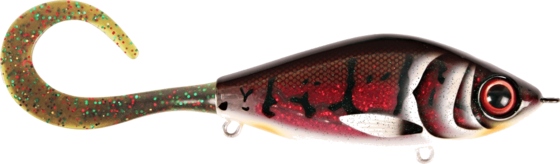 
STRIKE PRO, 
Strike Pro Guppie, 13,5cm, 120g - Demon Bass - Mossgreen Glitter, 
Detail 1
