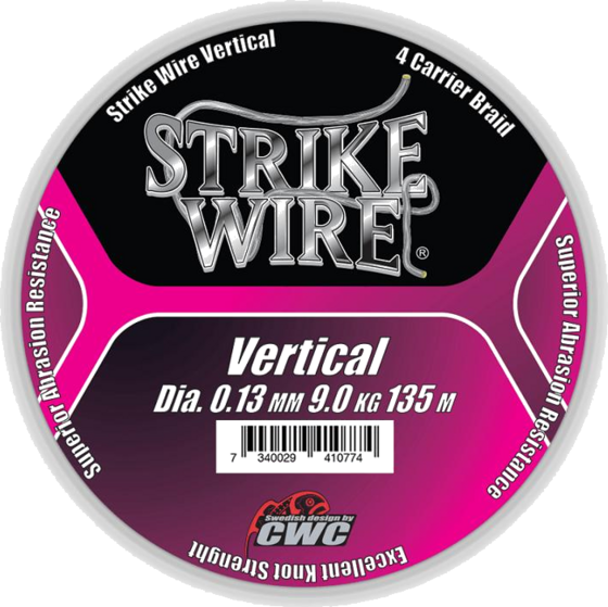 
STRIKE WIRE, 
Strike Wire Vertical, 0,10mm/6kg -135m, H-v Pink, 
Detail 1
