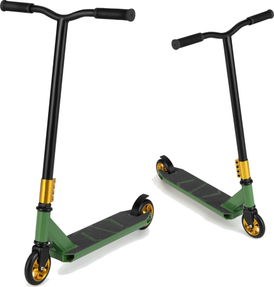 
NORTHIX, 
Stunt Scooter With 360 Steering  Pu Wheels  Aluminum Deck Stunt Scooter Fun Scooter Green, 
Detail 1
