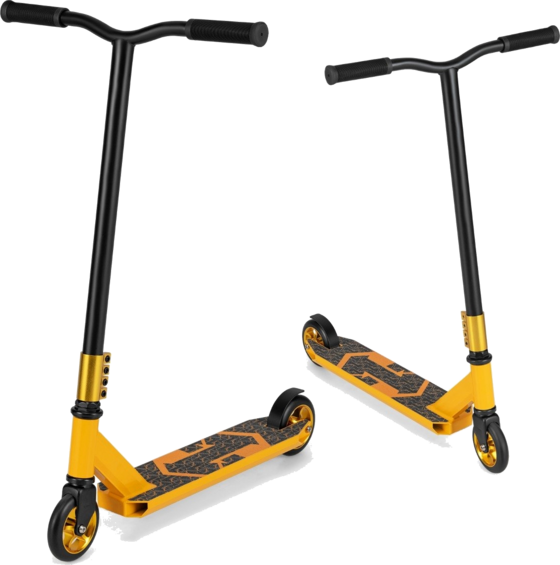 
NORTHIX, 
Stunt Scooter With 360 Steering  Pu Wheels  Aluminum Deck Stunt Scooter Fun Scooter Yellow, 
Detail 1
