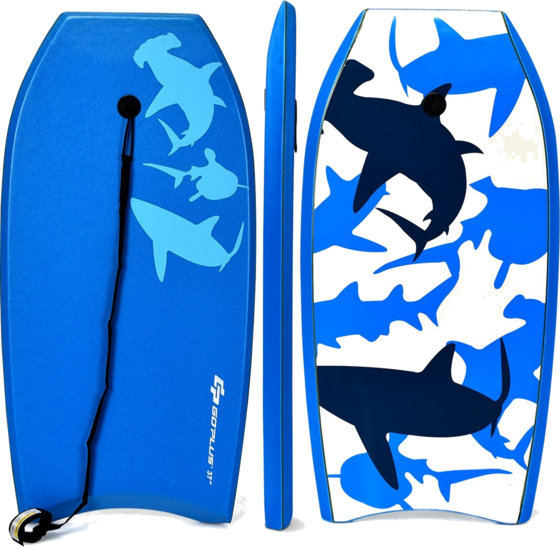 
NORTHIX, 
Sup Board Children's Bodyboard Surfboard Surfboard Blue 104 X 52 X 6 Cm, 
Detail 1
