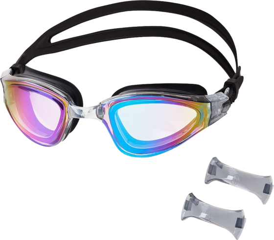 
NORTHIX, 
Swimming Goggles, Black/rainbow, Anti-fog, Uv Protection, 
Detail 1
