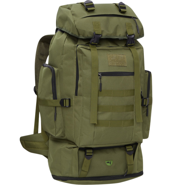 
NORTHIX, 
Tactical Green Backpack, 100l Capacity, 
Detail 1

