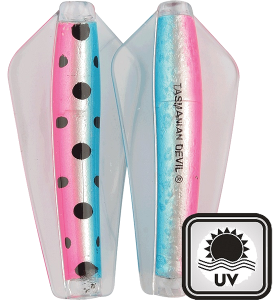 
TASMANIAN DEVIL, 
Tasmanian Devil Little Devil 7g - 450 Spotted Rainbow, 
Detail 1
