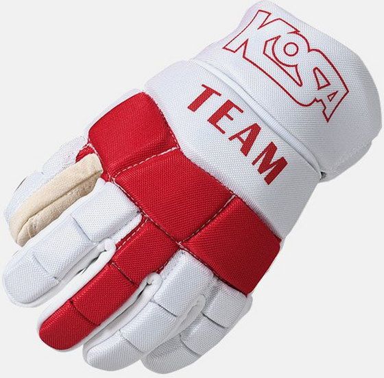 
KOSA, 
Team Bandy Glove Red, 
Detail 1
