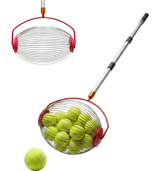 
NORTHIX, 
Tennis Ball Retriever Roller, Metal No-bend Pickup, 
Detail 1
