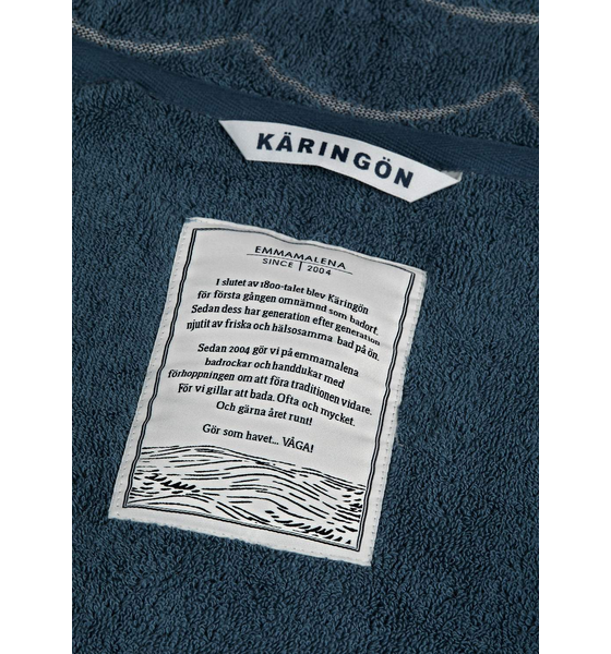 
EMMAMALENA, 
Terry Poncho Wave Petrol Ls, 
Detail 3
