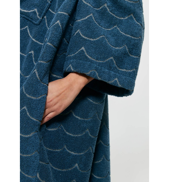 
EMMAMALENA, 
Terry Poncho Wave Petrol Ls, 
Detail 4
