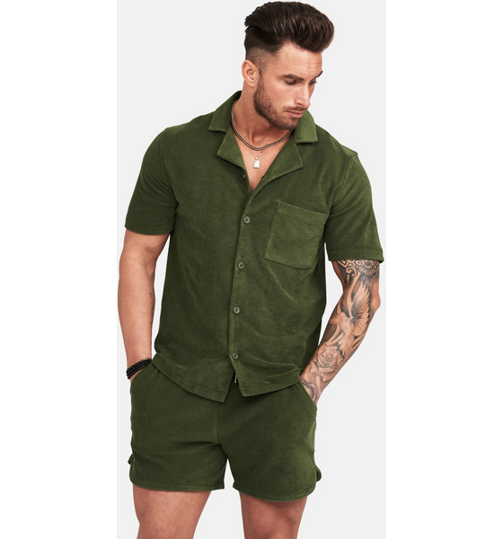 
FRANK DANDY, 
Terry Set Olive Mpo, 
Detail 1
