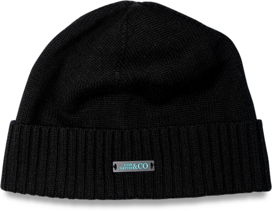 
JOHN HATTER, 
The Bank Robber Black - Beanie, 
Detail 1
