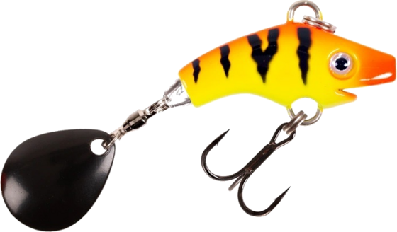 
THE PIG, 
The Pig Jig Spin, 15g - Bengal Tiger, 
Detail 1

