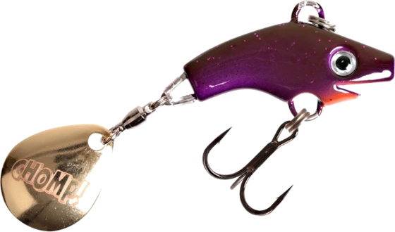 
THE PIG, 
The Pig Jig Spin, 15g - Benzin - Gold, 
Detail 1
