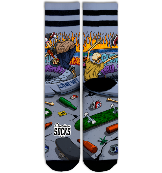 
AMERICAN SOCKS, 
Thrashpals - Mid High, 
Detail 1
