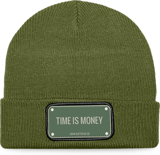 926494101101 JOHN HATTER Time Is Money - Rubber Beanie  Standard Detail