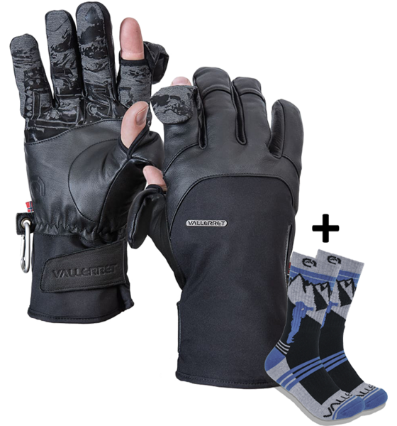 
VALLERET, 
Tinden Photography Glove + Merino Socks Bundle, 
Detail 1
