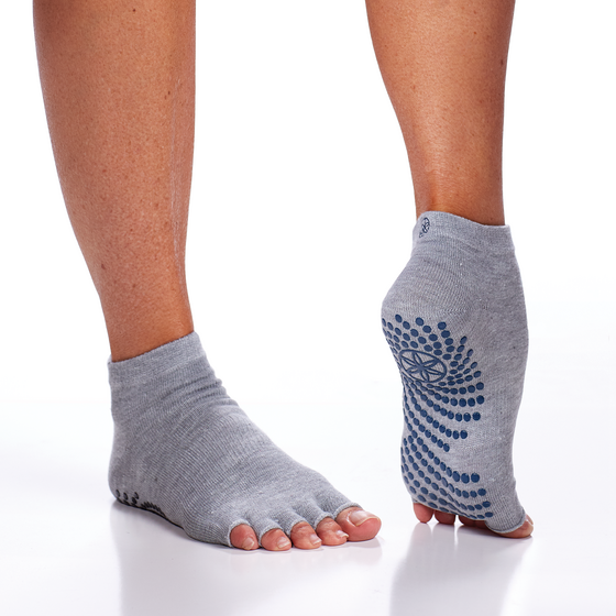 
GAIAM, 
Toeless Grippy Socks Indigo/black 2pk, 
Detail 1
