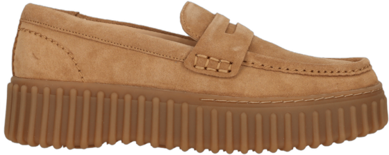 
CLARKS, 
Torhill Penny Ljusbrun Mocka, 
Detail 1
