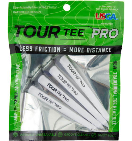 
TOURTEE, 
Tour Tee Pro White, 
Detail 1
