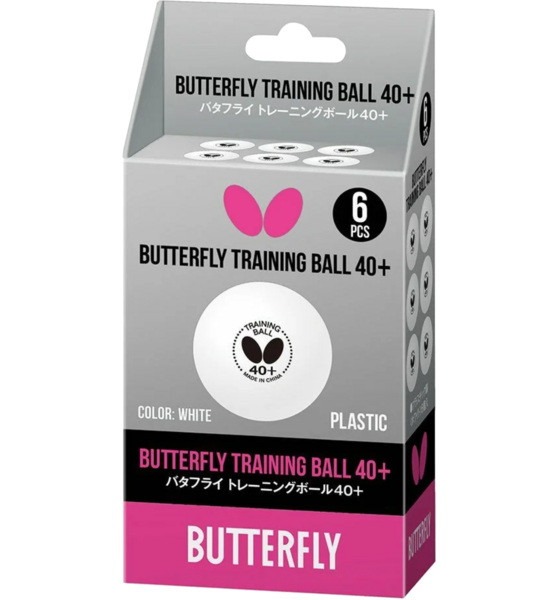 
BUTTERFLY, 
Träningsboll 40+ 6-pack, 
Detail 1
