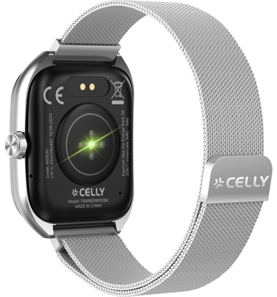 
CELLY, 
Trainerwide Smartwatch Milanese Mesh, 
Detail 1
