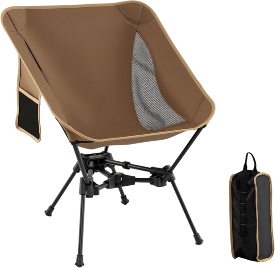 
NORTHIX, 
Ultralight Folding Camping Chair With Side Pocket, 150kg Capacity, 
Detail 1
