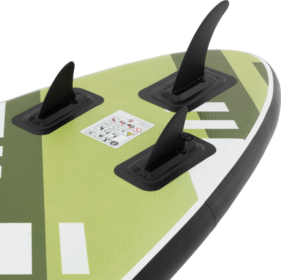 ECD GERMANY, Uppblåsbar Stand Up Paddle Board 308x78x10 Cm Olive Av Pvc