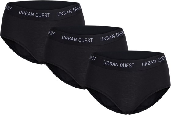 
URBAN QUEST, 
Urban Quest The 3-pack Bamboo Hipster, 
Detail 1
