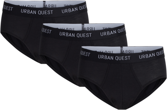 
URBAN QUEST, 
Urban Quest The Bamboo 3-pack Briefs, 
Detail 1
